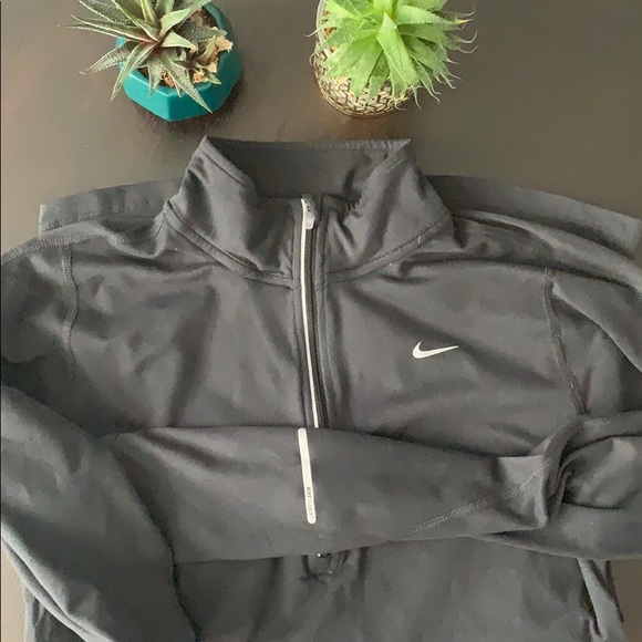 Nike Tops - Nike 3/4 zip. Charcoal gray. Good condition.